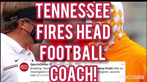 TENNESSEE FIRES HEAD FOOTBALL COACH.