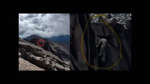 Frightening 20-foot-tall figure seen clinging to the side of Colorado mountain