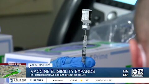 Coronavirus vaccine eligibility expands Tuesday