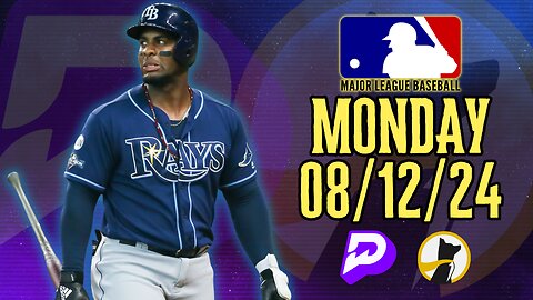 ⚾️ ✅ #PRIZEPICKS | #UNDERDOGFANTASY BEST PICKS FOR #MLB MONDAY | 08/12/24 | #BASEBALL | TODAY