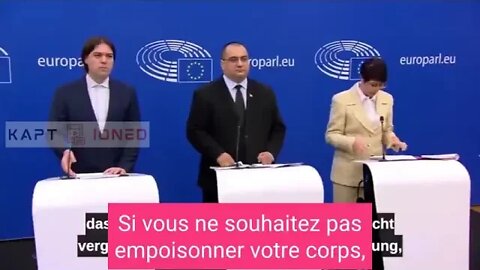 🇺🇸🇬🇧Extrait de la conférence de presse du 19/10/2022 au Parlement Européen.Christine Anderson