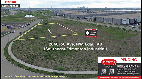 * PENDING to SEPT. 16: 2840-50 Avenue NW Commercial Land Parcel in Southeast Edmonton Industrial