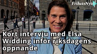 Elsa Widding - "Jag har förberett en massa förslag gällande klimatet"