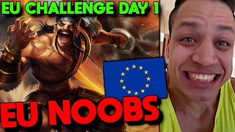 Tyler1 BULLIES EU Noobs - EU Challenge - Placements 5/10