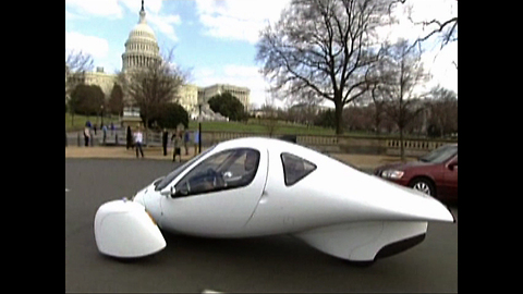 Futuristic Electric Car