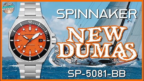 Spinnaker's Stepping Up Their Game! | Spinnaker Dumas 300m Automatic Diver SP-5081-BB Unbox & Review