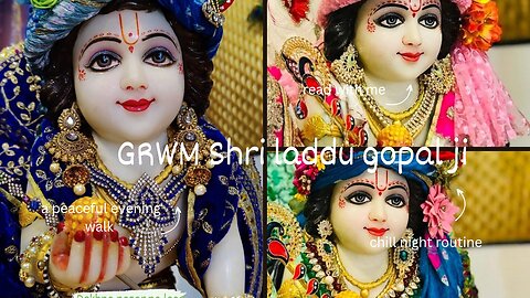 "Transforming Laddu Gopal: GRWM for Divine Looks!" Radhe Radhe❤️