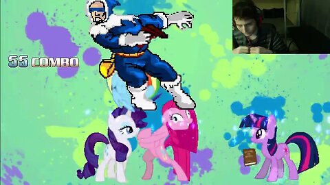 My Little Pony Characters (Twilight Sparkle, Rainbow Dash, And Rarity) VS Captain Cold In A Battle