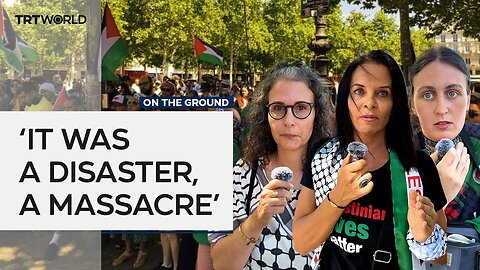 Protesters in Paris condemn Israeli ‘massacre’ in Gaza