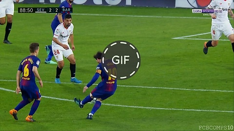 El golazo de Messi vs Sevilla