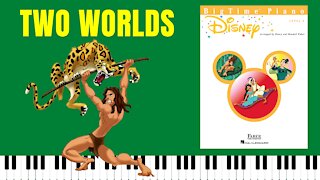 Two Worlds [Tarzan] (BigTime Piano Disney)