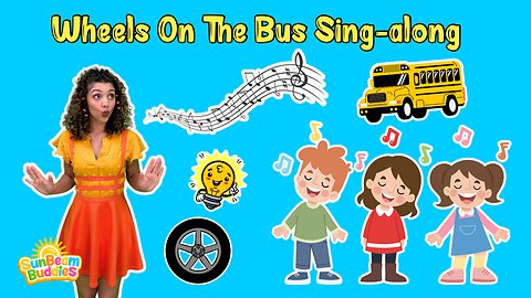 Wheels On the Bus Sing-Along with Miss Sunshine 🚌