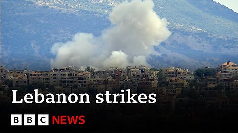 Israel strikes southern Lebanon as Hezbollah leader condemns fatal device attacks / BBC News