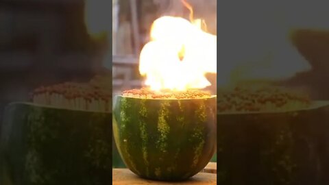 degree ball VS matchsticks VS watermelon