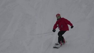 Skiers and snowboarders take advantage of the fresh powder at Bogus Basin