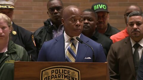 Mayor Eric Adams Makes a Public Safety Related Announcement