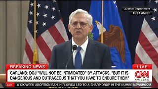 AG Garland: It's Dangerous and Outrageous To Criticize DOJ