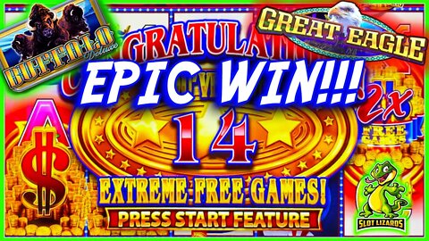 ALL AMERICANA EXTREME BIG FREE WIN! Great Eagle, Fast Cash Buffalo, Wonder 4 Boost Wild Americoin'