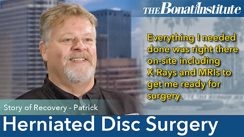 Herniated Disc Surgery Story: Patrick’s Recovery!