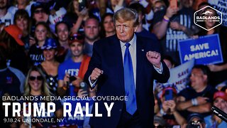 Badlands Media Special Coverage - Trump Rally in Uniondale, NY - 7pm ET