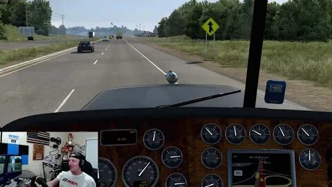 American Truck Sim Oklahoma Day Trip Hauling Semi Trucks North #gaming #ats #simracing