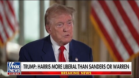 Trump: Elizabeth Warren Is More Conservative Than Kamala Harris