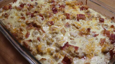 Delicious Keto Chicken & Bacon Casserole (Easy to Cook)