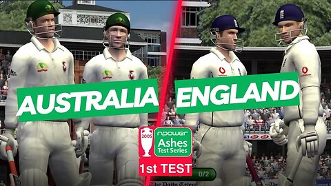 Ashes Fever 2005 Austrlaia vs England test 1 cricket 07 ashes npower test series 2005 gameplay