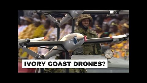 Ivory Coast Military Parade China Miniature Drones