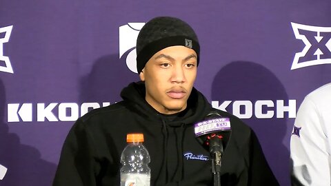 Kansas State Basketball | Markquis Nowell, Nijel Pack & Bruce Weber Press Conference | KU 78, KSU 75