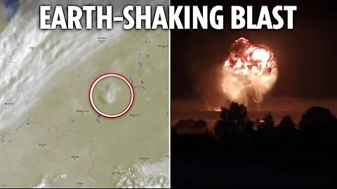 Ukraine's 'spectacular' drone strike seen from SPACE as huge Russian depot blasts spark earthquake