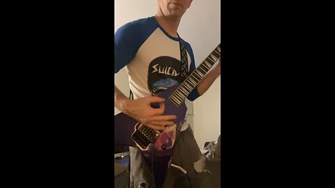 Purple Alexi Relic Guitar