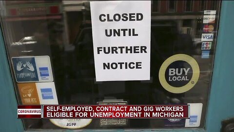 Self-employed, contract and gig workers eligible for unemployment in Michigan