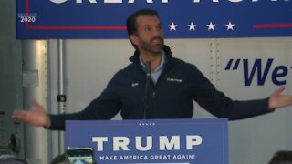 Donald Trump Jr. campaigns in De Pere