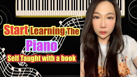 Start learning the piano - self taught with book