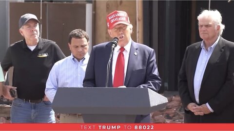 President Trump speaks in Valdosta, GA after Hurricane Helene devastation (September 30, 2024)