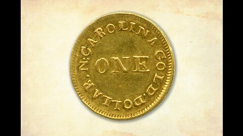 Bechtler Gold Mine. A Bechler minted coin.