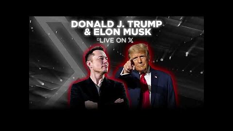 💥 President Trump's FULL Interview with Elon Musk on X