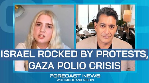 Afshin Rattansi & Millie Pinch: Protests Paralyse Israel, Polio Crisis in Gaza, Google in Court