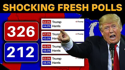 Shocking Surge: Trump’s Unstoppable Rise in New 2024 Election Poll Map – Can Anyone Catch Up?