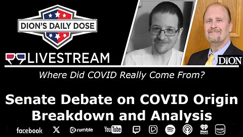 Senate COVID Origin Debate Breakdown & Analysis- Face to Face w/ Dion & Shawn