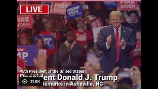 Trump Rally in Asheville, North Carolina! August 14, 2024 - Watch Party!