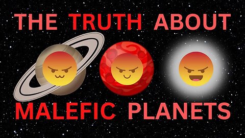 The Truth About Malefic & Debilitated Planets & How To Overcome Them