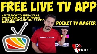 FREE LIVE TV CHANNELS 🔥POCKET MASTER TV🔥 | APPS