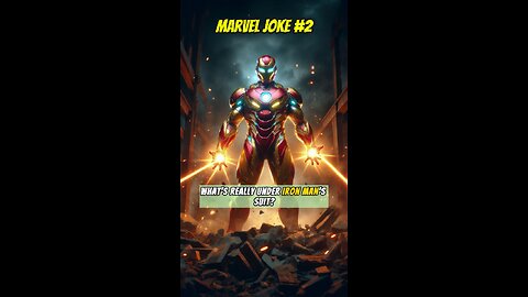 What's really under Iron Man's Suit? | Marvel Joke No. 2 #marvel #jokes #shorts