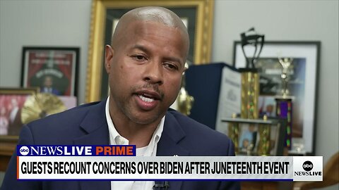 Democrat Congressman Says Biden 'Seemed Altered' At Juneteenth Event