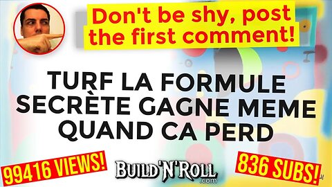 🐴 TURF LA FORMULE SECRÈTE GAGNE MÊME QUAND ÇA PERD