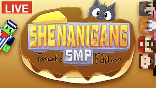 The World... Flat as a Pancake! - Shenanigang SMP Pancake Edition Ep1 - Minecraft Live Stream