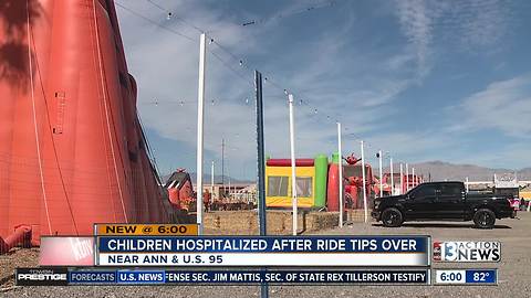 Children injured after ride tips over at Halloween pumpkin patch