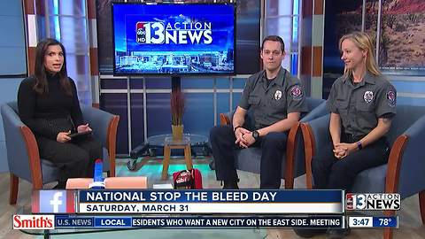 Interview about National Stop the Bleed Day